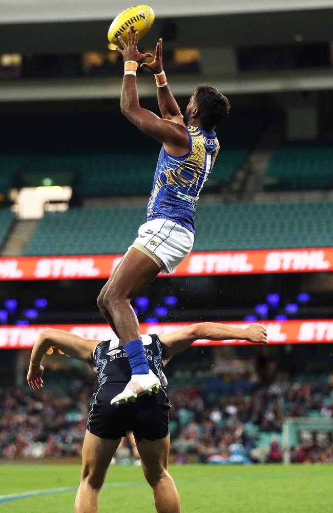 Liam Ryan took flight against the Blues. Picture: Matt King/AFL Photos/via Getty Images