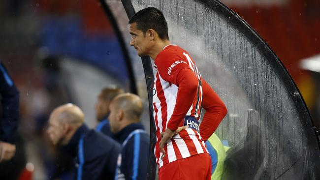 Tim Cahill has had enough of being nailed to Melbourne City’s bench. Picture: AAP