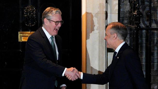 Sir Keir Starmer views Mark Carney as a potential key ally, not least because they are the G7’s only centre-left leaders. Picture: Getty