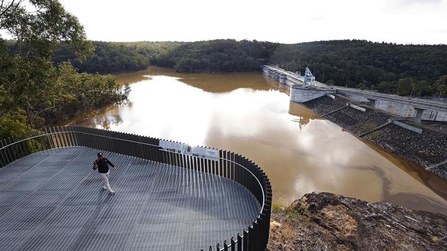 Warragamba Dam in August this year. Picture: Sam Ruttyn