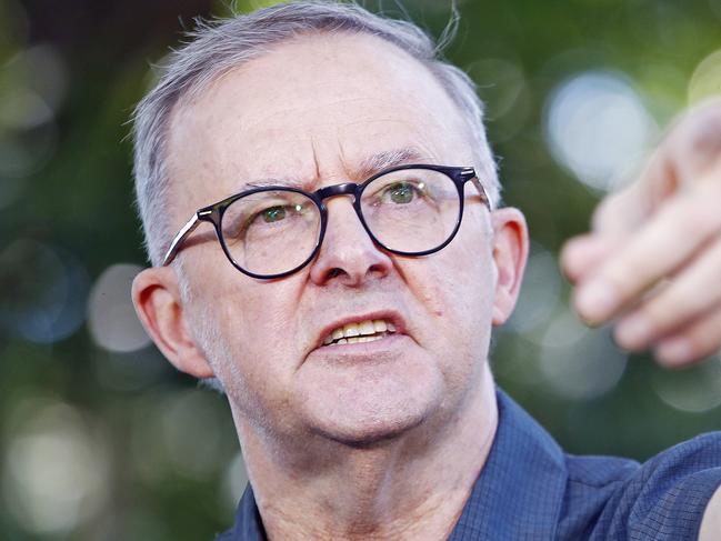 13/5/22 FEDERAL ELECTION 2022. LABOR BUS TOUR.Federal Labor leader Anthony Albanese pictured on Fitzroy Island to discuss his policy on climate change and saving the Great Barrier Reef.  Picture: Sam Ruttyn