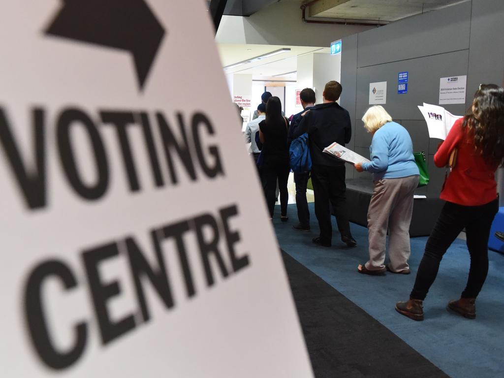 The state has seen a record early voter turnout. Picture: Tony Gough