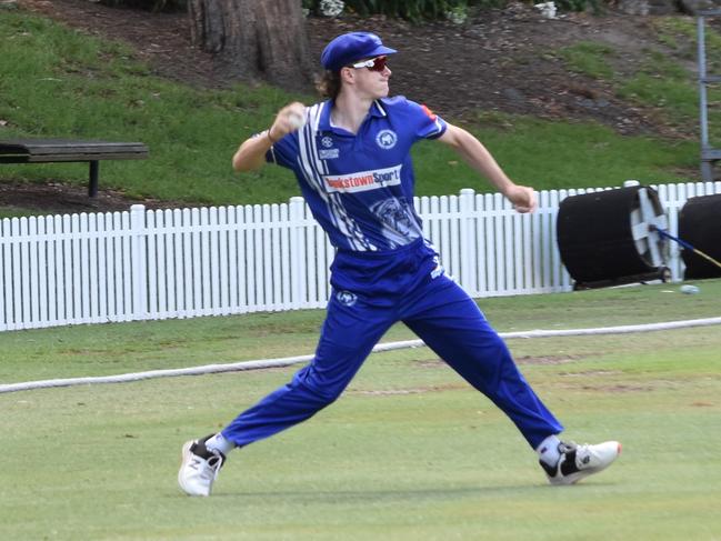 Zach Pagano fires in a return for Bankstown. Picture: Sean Teuma