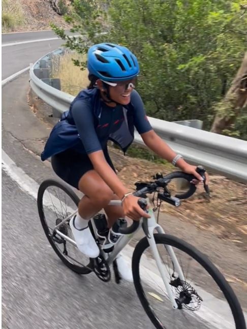 Alifia Soeryo was a keen bike rider. Picture: Instagram