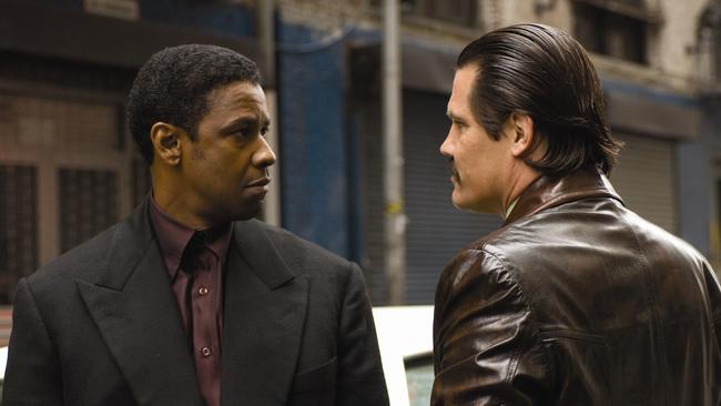 Denzel Washington (left) and Josh Brolin (right) almost came to blows on the set of American Gangster.