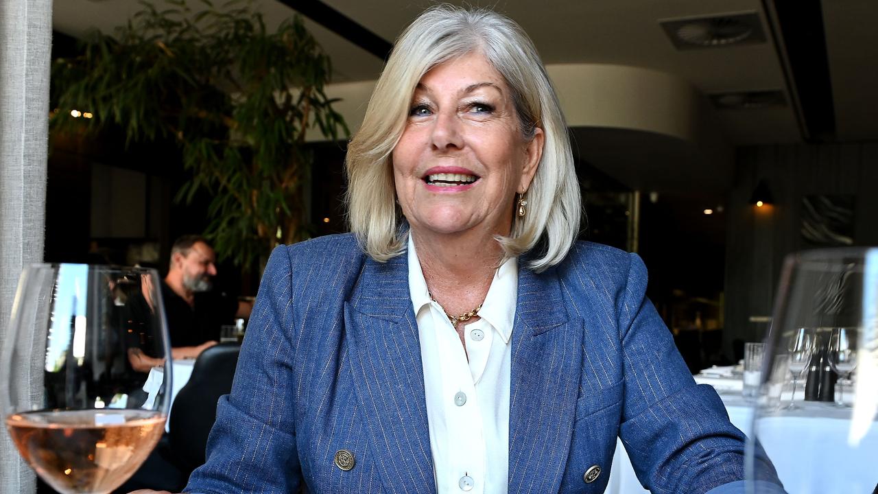 Philanthropist Peggy Flannery at Fatcow steak restaurant in Fortitude Valley. Picture: John Gass