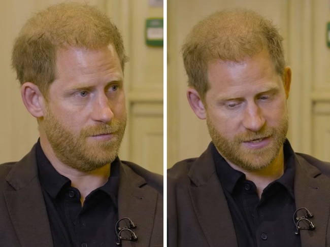Prince Harry opened up about the grief of losing a parent in a new interview. Picture: YouTube