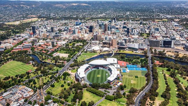 Adelaide. Airviewonline unveils Australia's top aerial views captured or curated by veteran photographer Stephen Brookes. Picture: Stephen Brookes