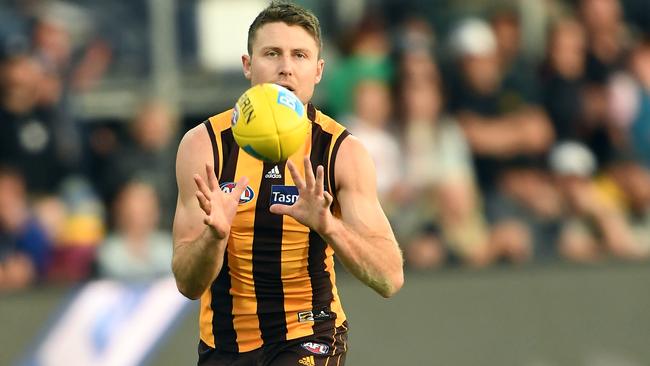 Liam Shiels found plenty of footy in his return. Picture: AAP Images 