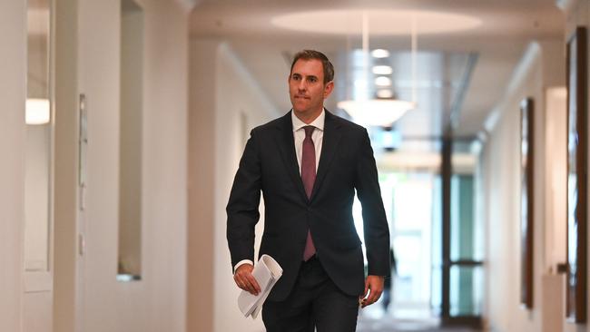 The budget is tipped to return to deficits in 2023-24. Picture: NCA NewsWire / Martin Ollman