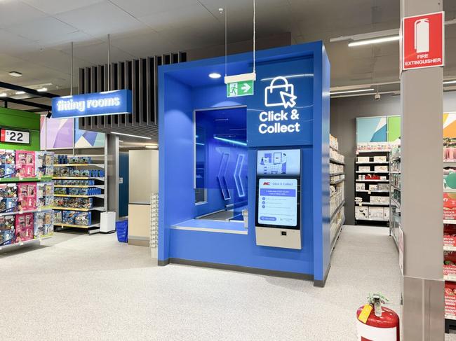 There’s also a new self-serve ‘click and collect’ kiosk that fastens up the current process. Picture: Supplied