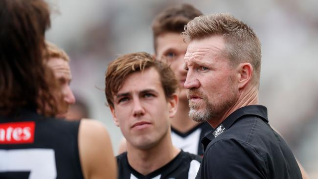 Nathan Buckley’s side produced a listless performance. Picture: Michael Willson/AFL Photos /Getty Images