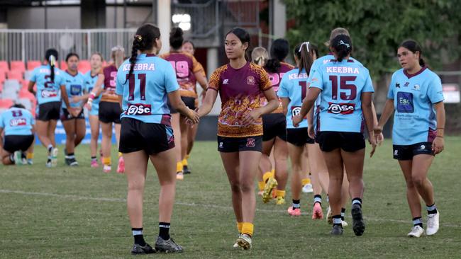 The match was played in good spirit between Keebra Park and St James - Photo Steve Pohlner