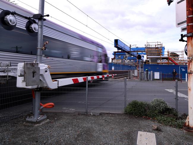 Murrumbeena commuters face an extra month of disruption with their station. Picture: Mark Dadswell