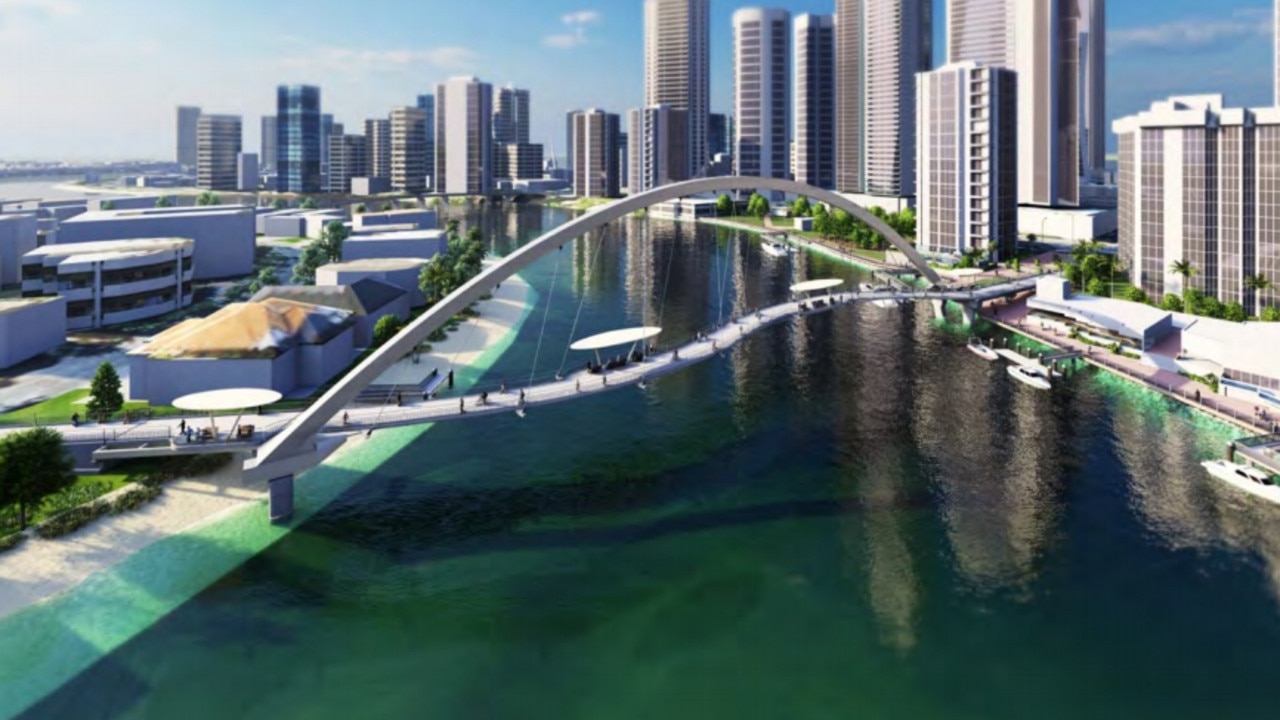 Map shows new green bridge links to HOTA Gold Coast Bulletin