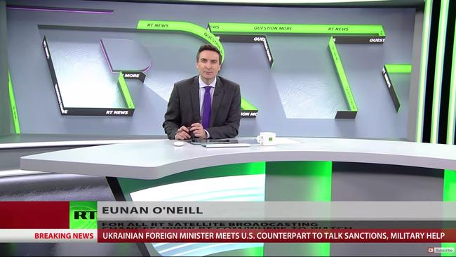 Russia Today host Eunan O’Neill.