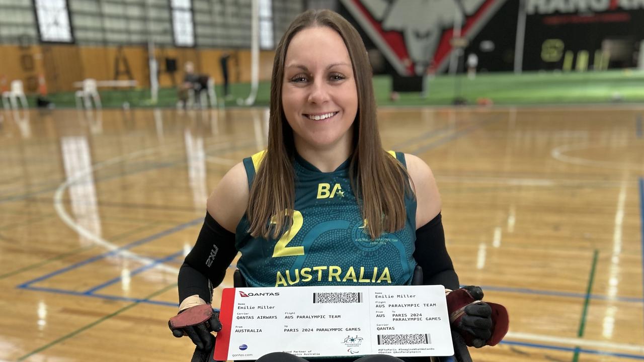 Wheelchair rugby star Emilie Miller. Picture: Contributed.