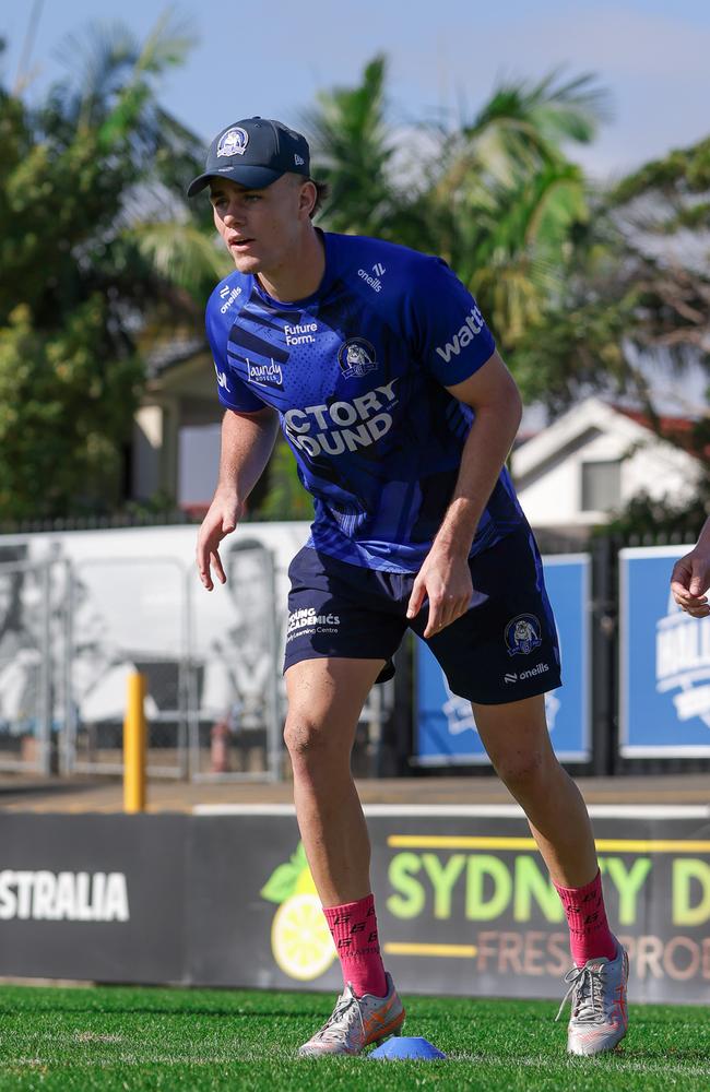 Lachlan Galvin will be in the squad to face the Eels on Monday. Picture: Bulldogs