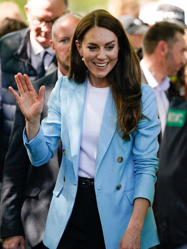 Kate Middleton makes the monarchy look exciting and relevant Picture: AFP