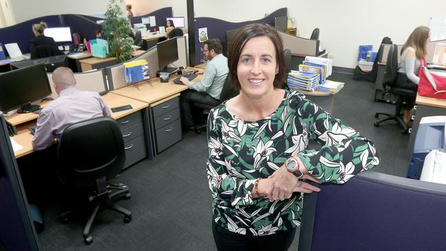 CEO of On Q Lisa Smith pictured in their new office in Southport, will be taking on former FSG employees. Picture Mike Batterham