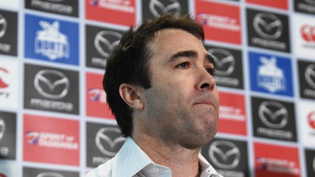 Could Brad Scott’s next coaching move be to head west? Picture: AAP Image/James Ross.