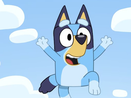 A still of Bluey.