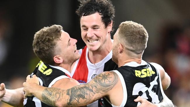 Jake Carlisle was part of the Saints’ rousing Elimination Final win over Western Bulldogs. Picture: Getty Images