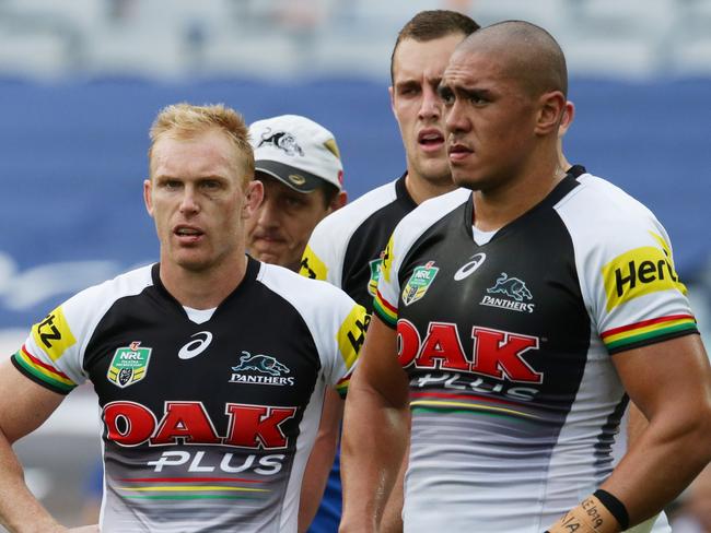The Panthers’ struggles continued against the Eels. Picture: Mark Evans