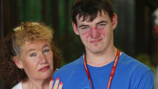 Judy Hewson says it’s “devastating” her son Josh can no longer attend sessions at the Apollo Place op shop. Picture: Mark Wilson