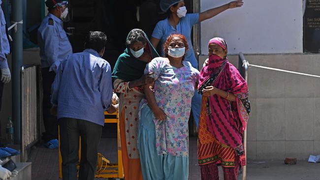 COVID-19 has ravaged New Dehli in India with hundreds of thousands of people contracting the virus. Picture: Sajjad HUSSAIN / AFP