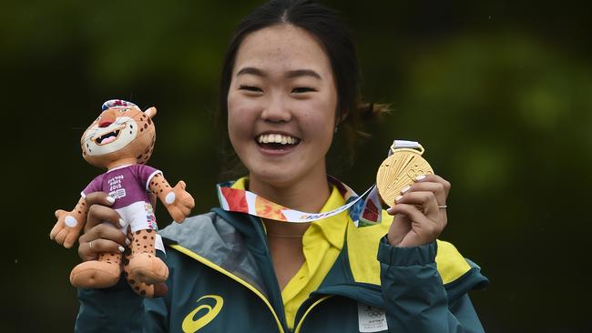 Grace Kim won gold at the 2018 Youth Olympic Games.