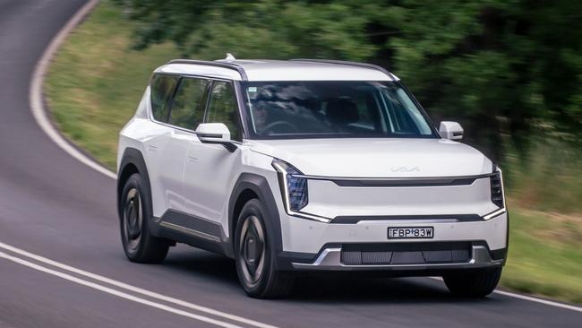 The Kia EV9 is the only full size seven seat SUV on sale. Photo: Thomas Wielecki