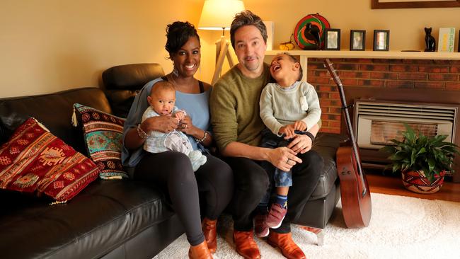 Jon and Dana Toogood with children Yahia and Yasmin. Picture: Stuart McEvoy