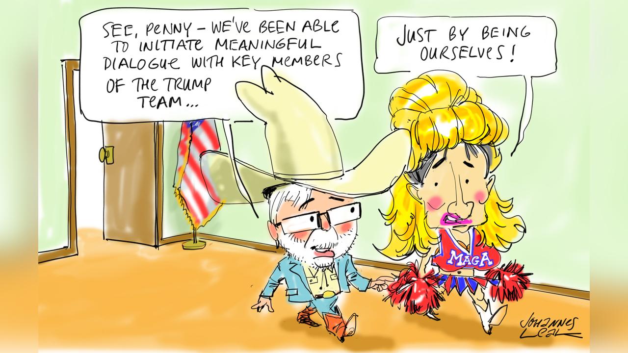 Cartoon: Johannes Leak