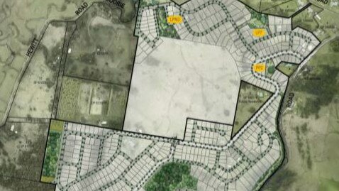 Plans for the 750-lot residential development at North Lismore. Picture: RCS Group