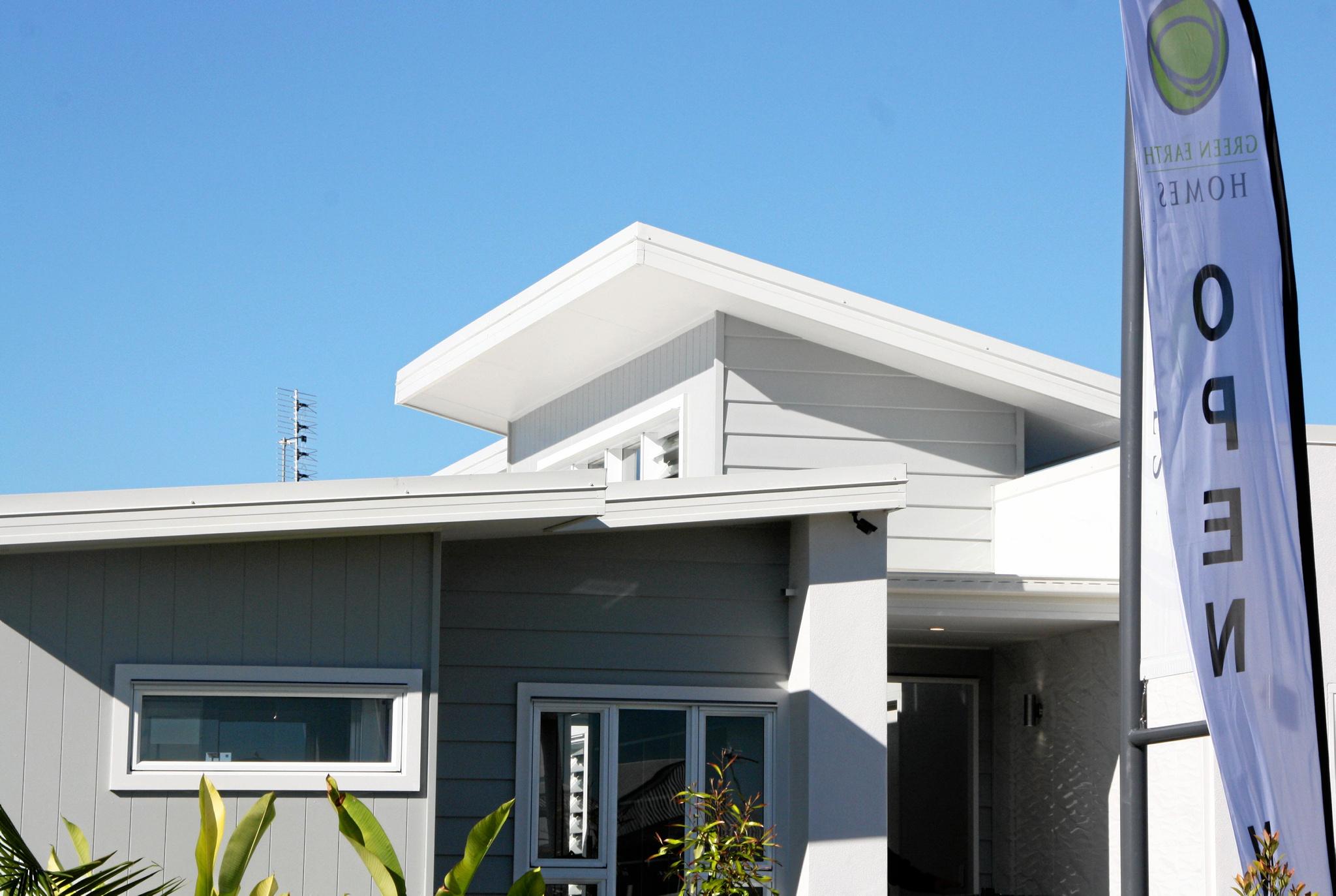 The opening day of the Pelican Waters display village at Sydney Ave. Picture: Erle Levey