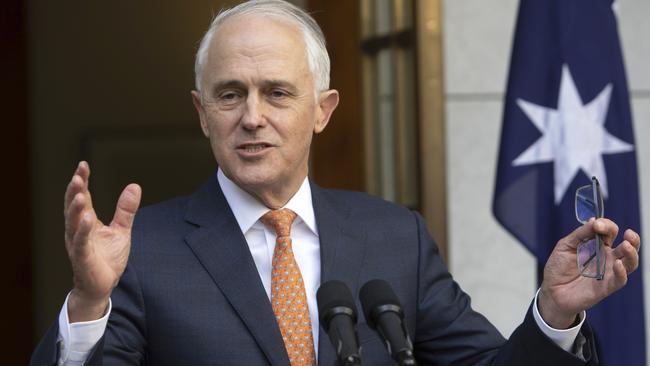 Malcolm Turnbull personally ticked off on a massive $7.6 billion roads and rail package. Picture: AP