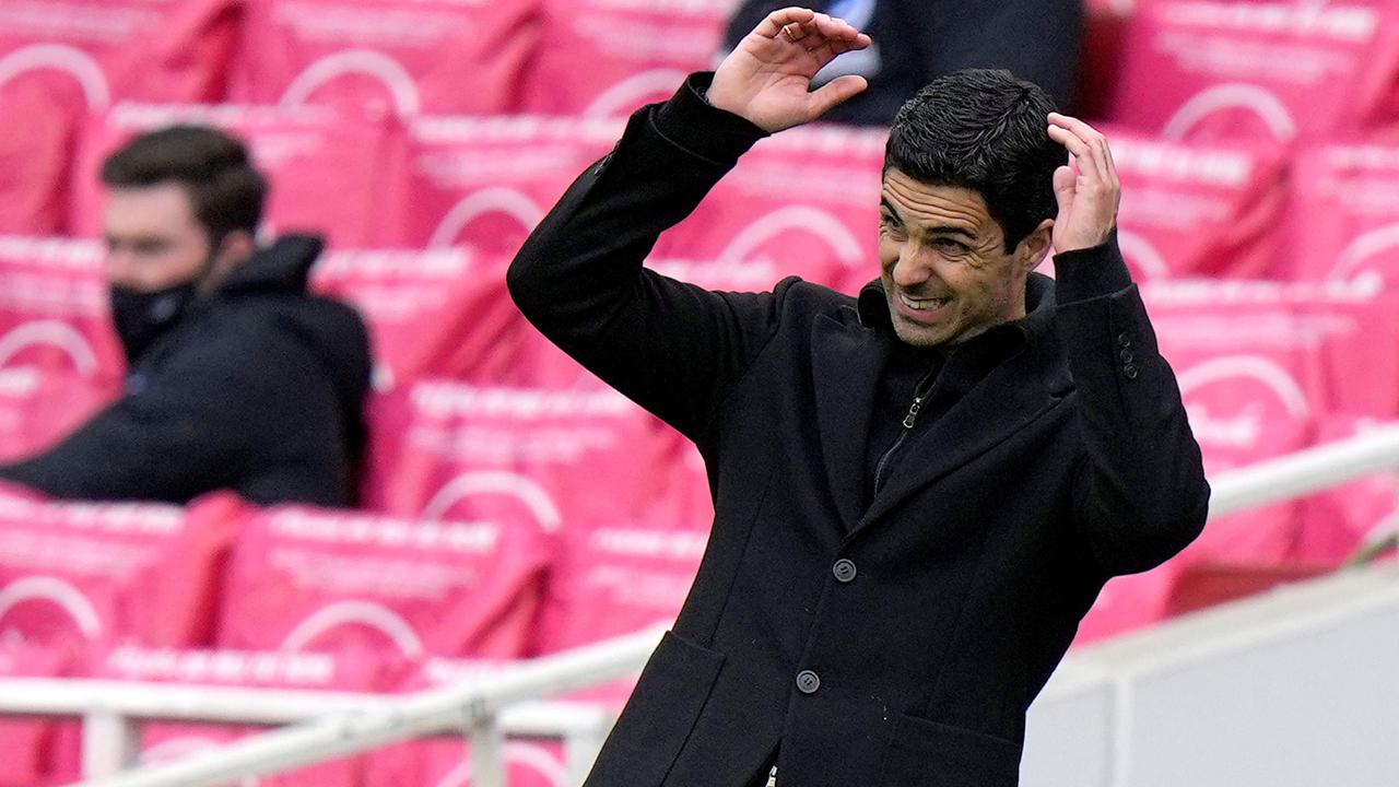 Mikel Arteta has overseen Arsenal miss out on Europe for the first time in 30 years. (Photo by Alastair Grant / POOL / AFP)