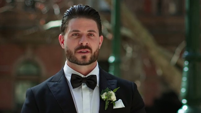 Paul made an impact on MAFS after it was revealed he had previously ghosted his new wife. Picture: 10