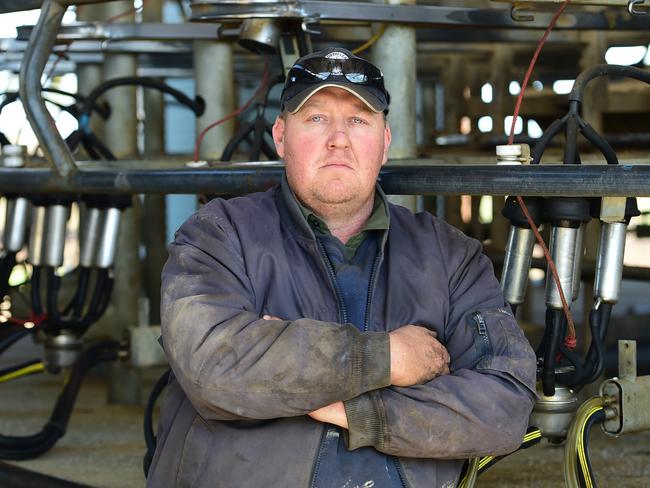 NEWS: Andrew Leahy - Water PricesAndrew Leahy a dairy farmer in the northern irrigation region.  Water prices have doubled and some dairy farmers are reducing stock to cope.PICTURE: ZOE PHILLIPS