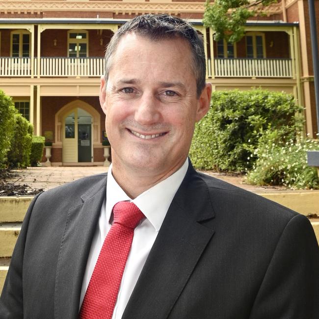 Toowoomba Grammar School new headmaster, Dr John Kinniburgh.