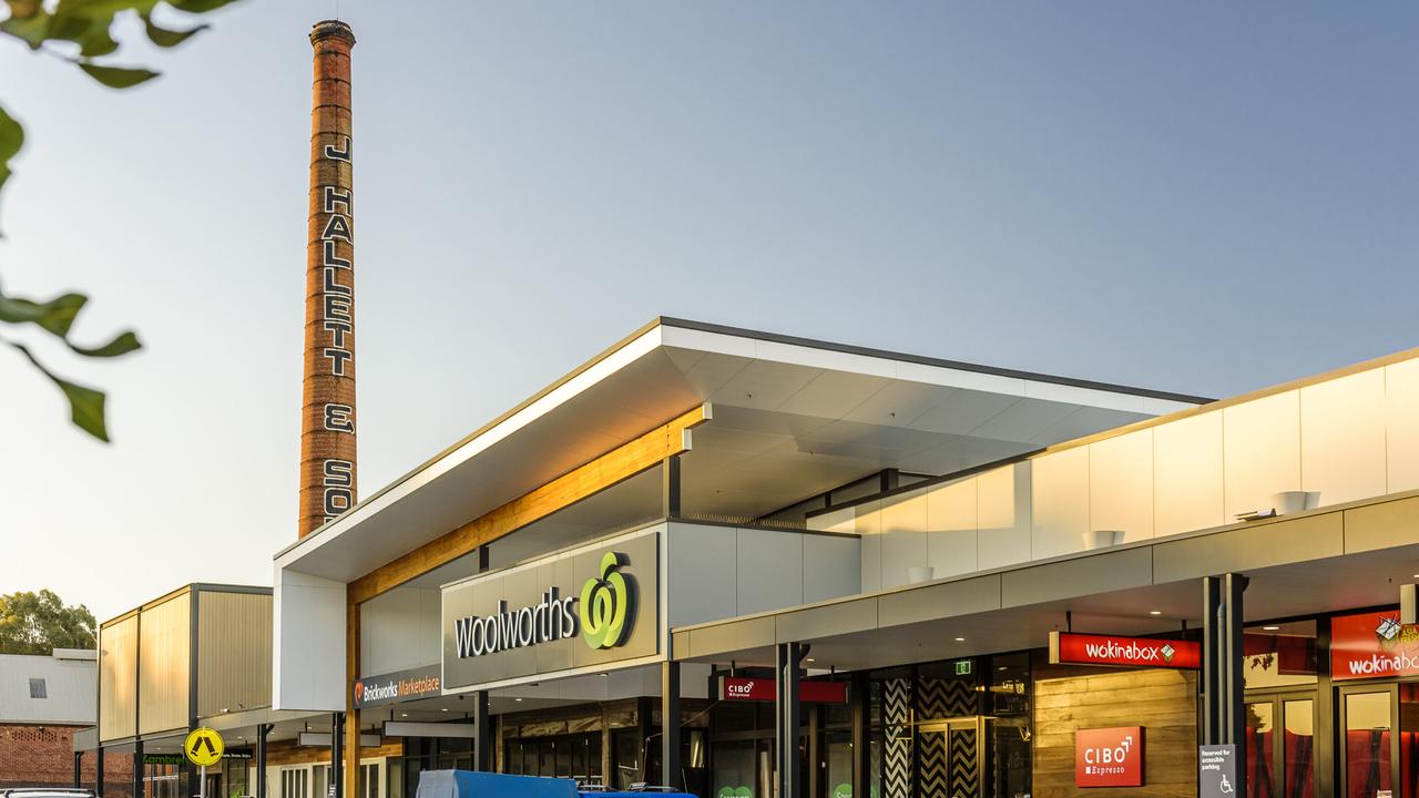 The Brickworks chimney could become the new location of the SANFL’s annual winning team colours unveiling. Picture: Supplied