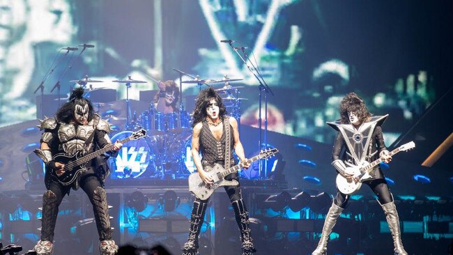 Rock band Kiss on End of the Road tour, pic Jay Gilbert