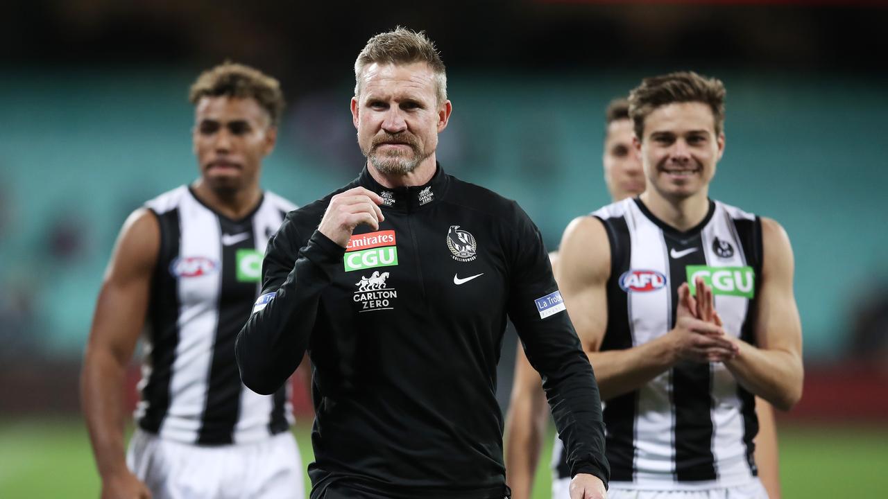 Former Magpies head coach Nathan Buckley. Picture: Matt King