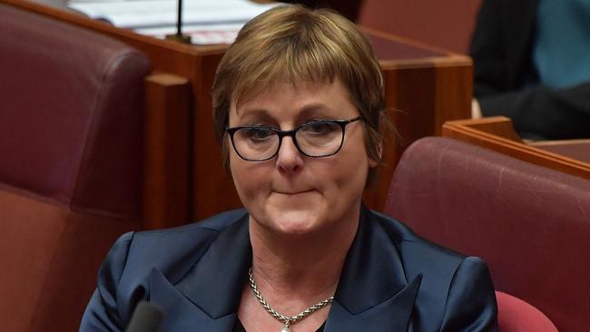 Linda Reynolds’ office ­revealed on Sunday she had been issued with a new doctor’s certificate extending her leave until April 2. Picture: Getty Images