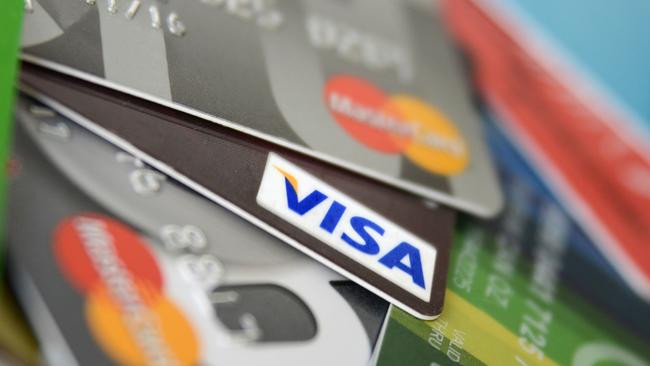 Visa and MasterCard credit cards generic