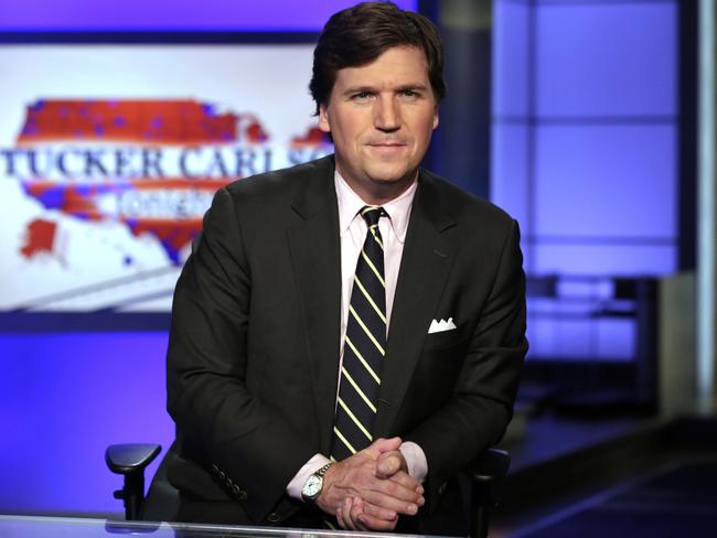 Fox News host Tucker Carlson decried the metric system. Picture: AP