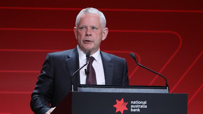 NAB chairman Phil Chronican at the bank's AGM in Melbourne. Picture: NCA NewsWire / David Crosling