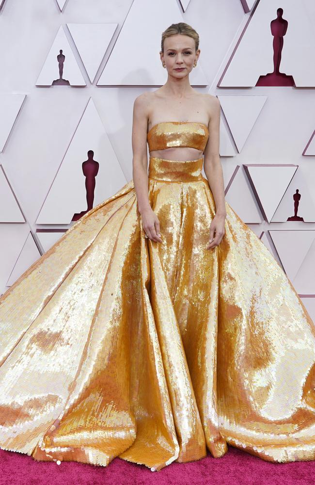 Carey Mulligan attends the 93rd Annual Academy Awards at Union Station. Picture: Chris Pizzelo-Pool/Getty Images