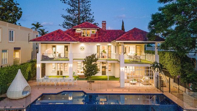 There were three bidders who placed six bids for the three-level Hawthorne home with Brisbane River frontage.